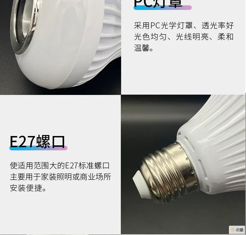 LED Bluetooth Music Light Bulb
