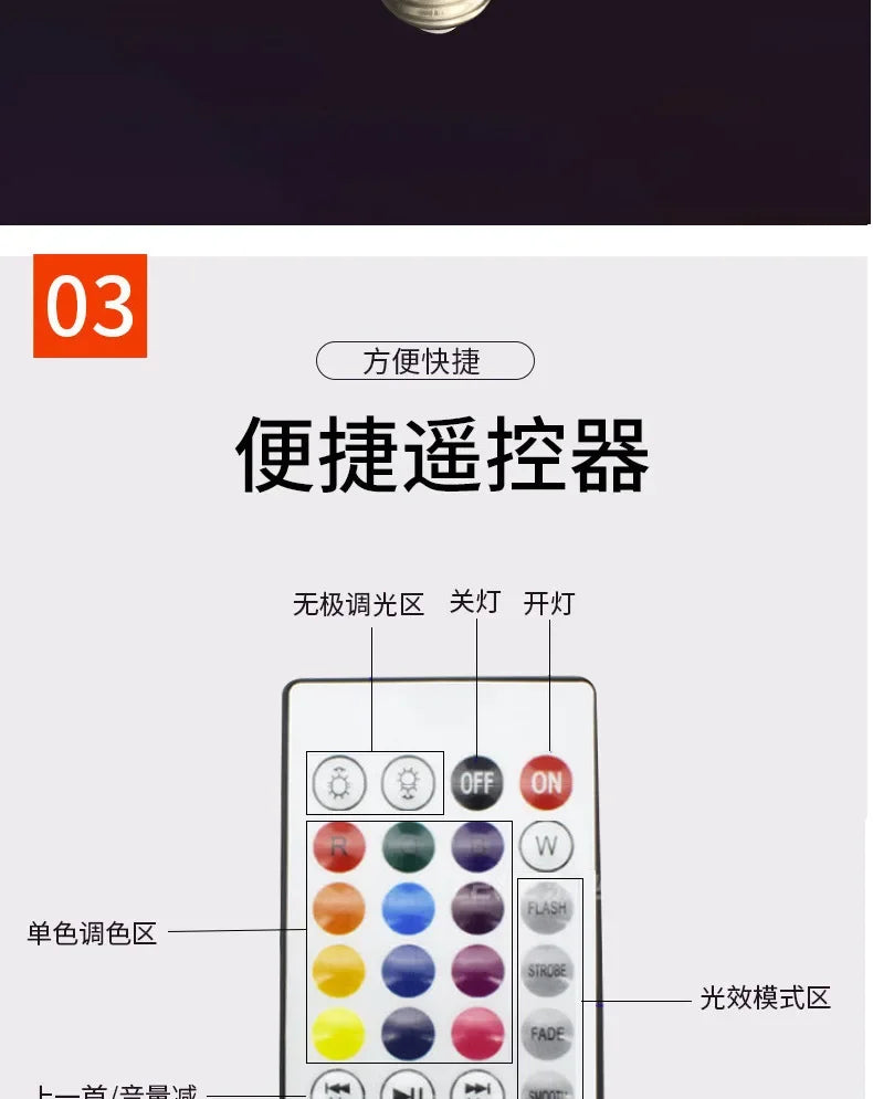 LED Bluetooth Music Light Bulb