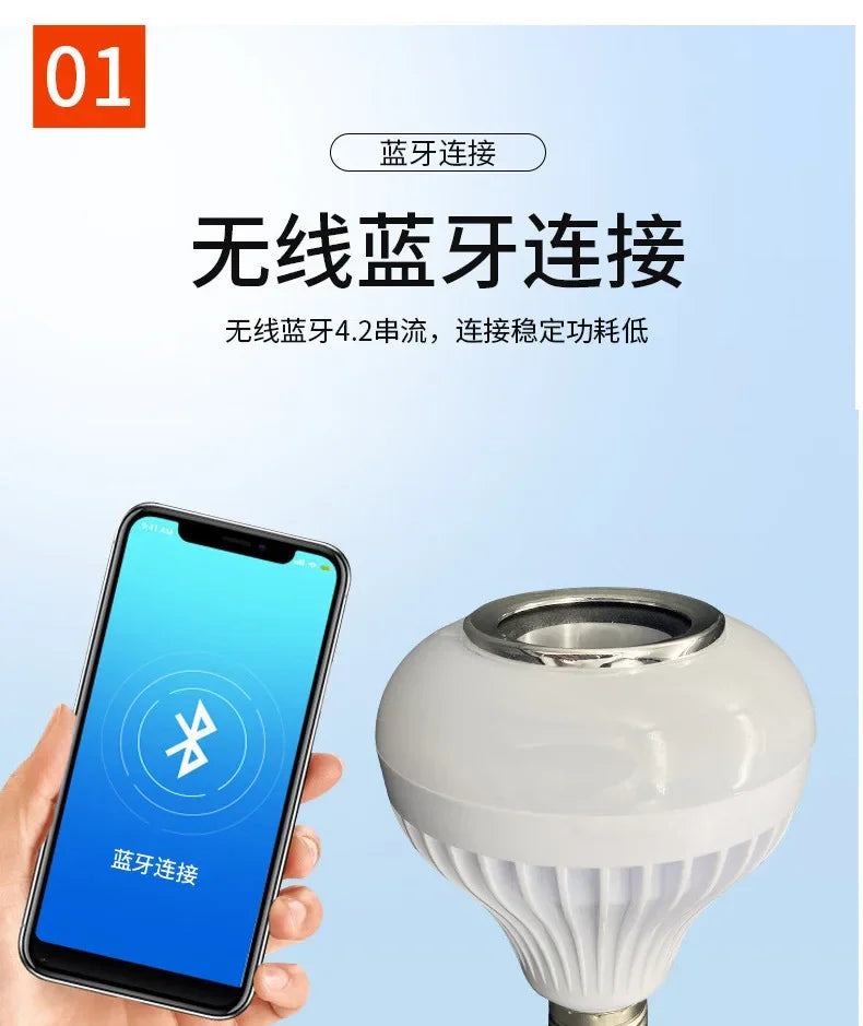 LED Bluetooth Music Light Bulb